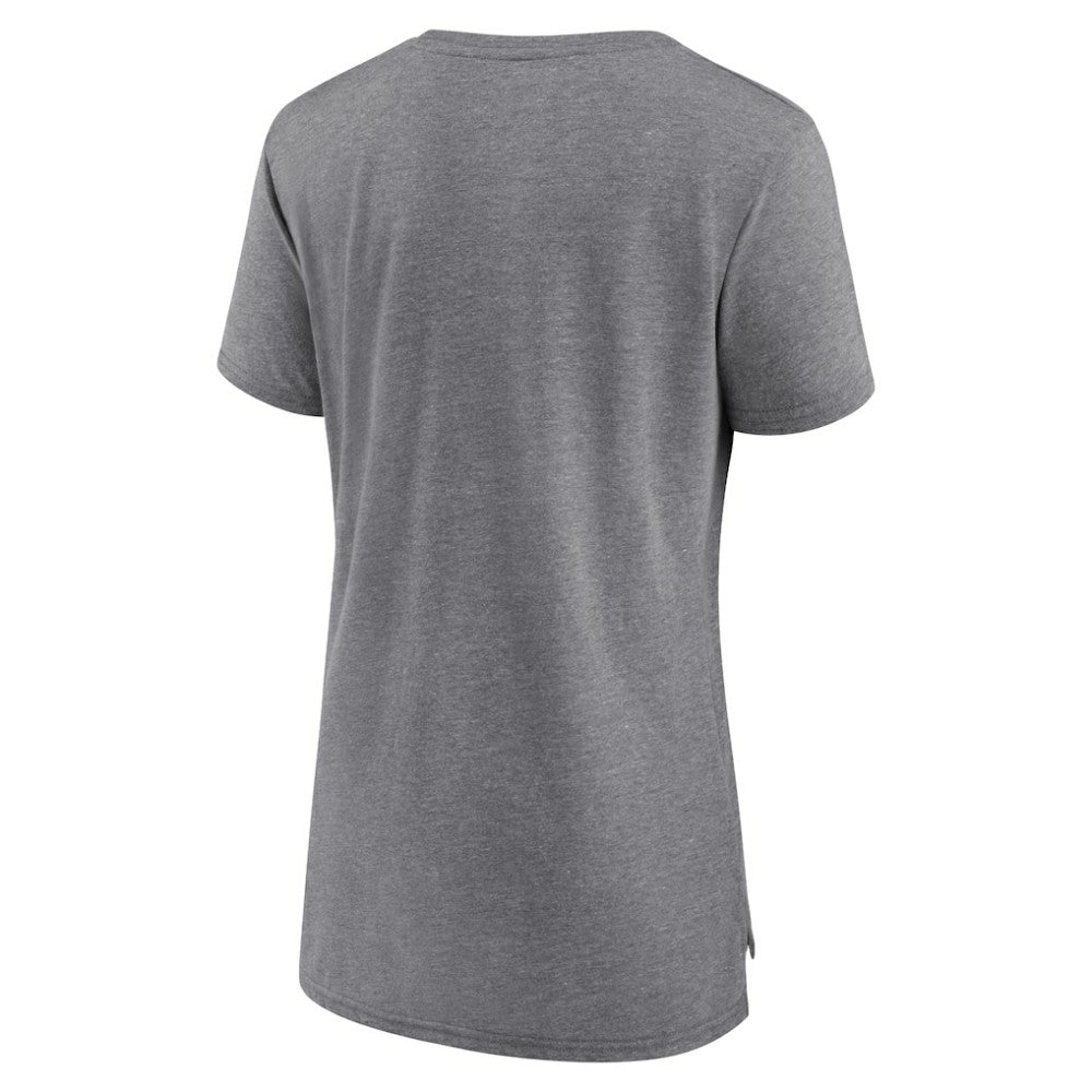New Jersey Devils Women's Slow Whistle Tri-Blend T-Shirt - Gray - NHL