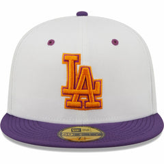 Los Angeles Dodgers New Era 40th Anniversary at Dodger Stadium Grape Lolli 59FIFTY Fitted Hat - MLB