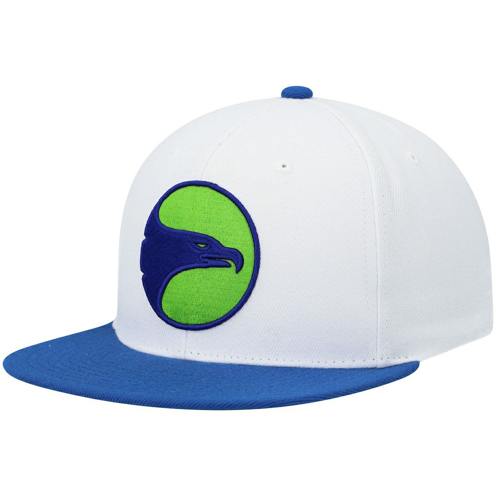 Atlanta Hawks Hardwood Classics Snapback Hat White/Royal - NBA
