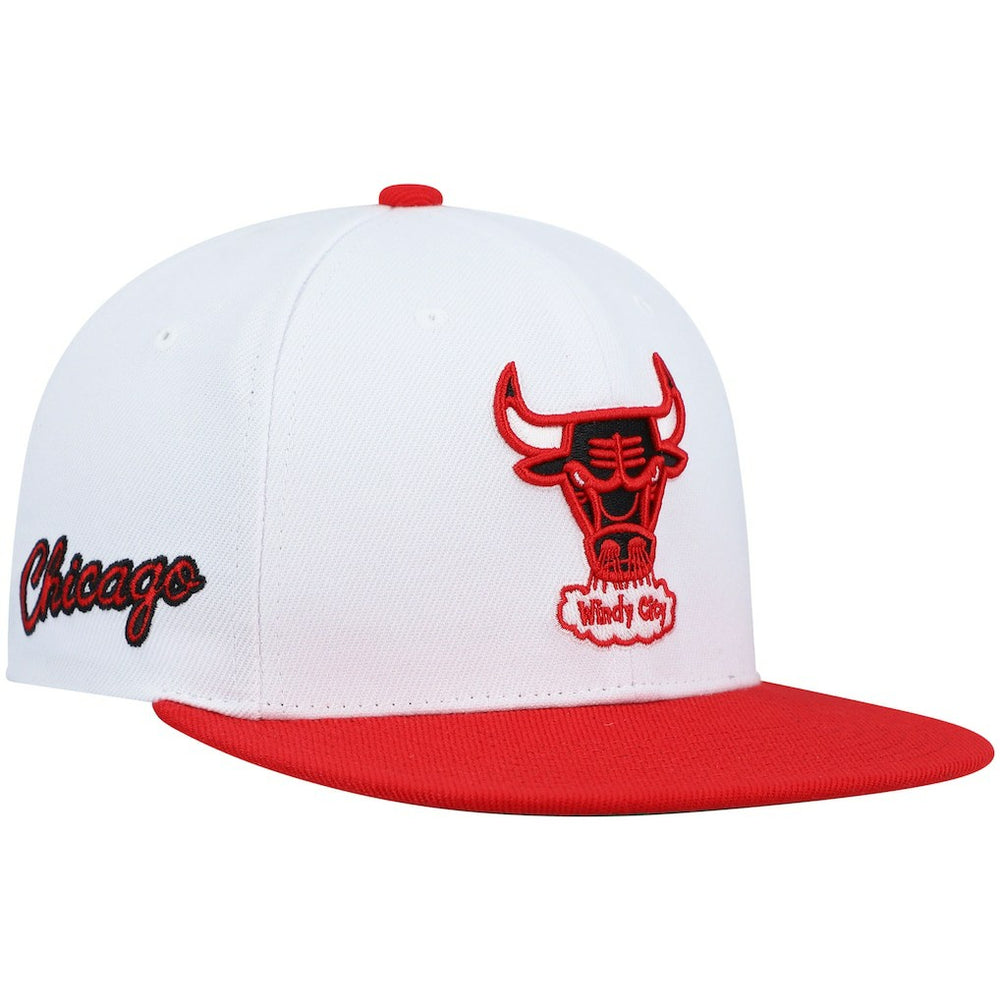 Chicago Bulls Hardwood Classics Snapback Hat White/Red - NBA