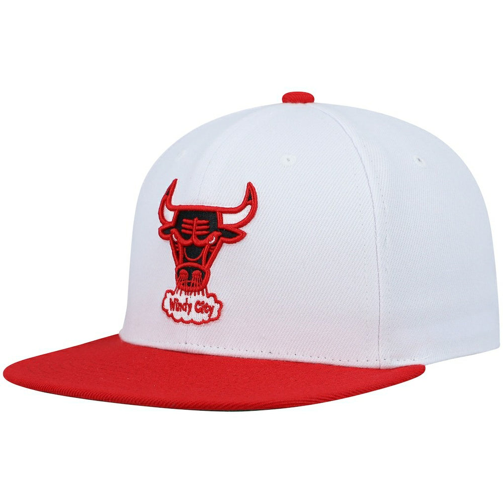 Chicago Bulls Hardwood Classics Snapback Hat White/Red - NBA