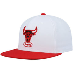 Chicago Bulls Hardwood Classics Snapback Hat White/Red - NBA