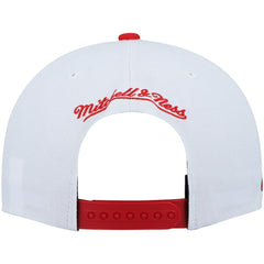 Chicago Bulls Hardwood Classics Snapback Hat White/Red - NBA