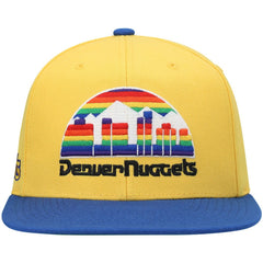 Denver Nuggets Hardwood Classics Snapback Hat Gold/Royal - NBA