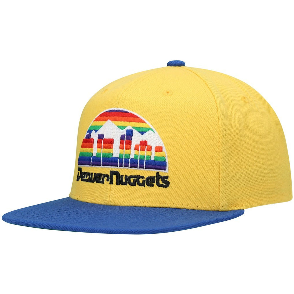 Denver Nuggets Hardwood Classics Snapback Hat Gold/Royal - NBA