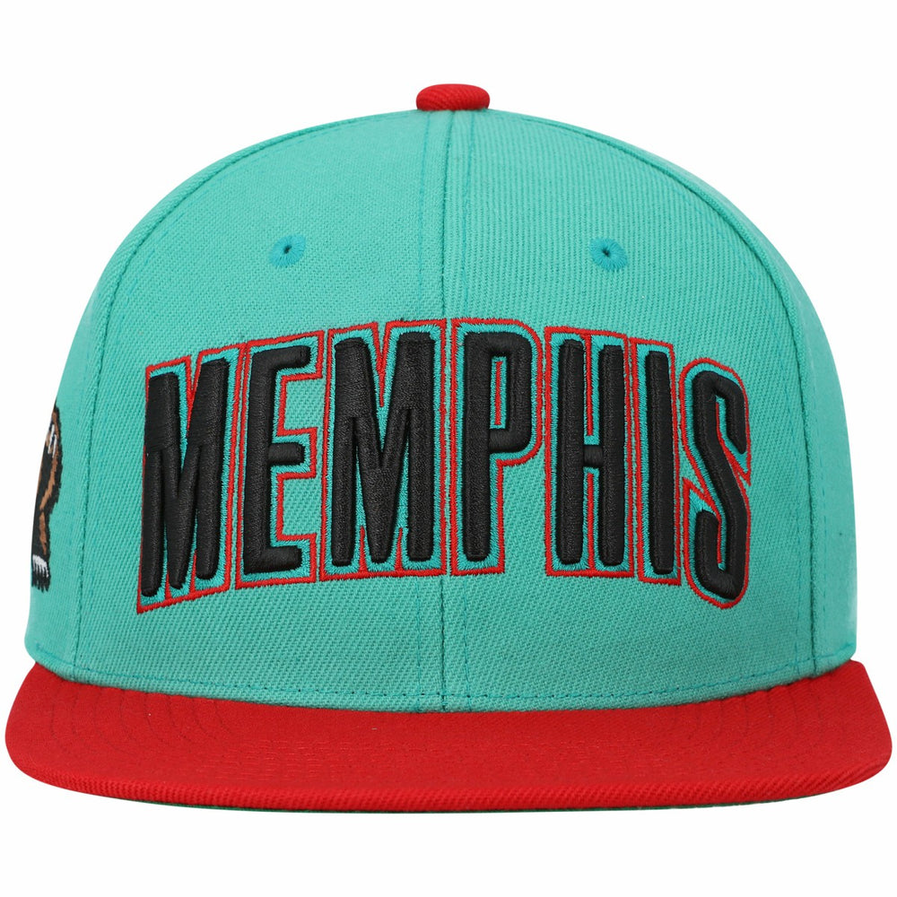 Memphis Grizzlies Hardwood Classics Snapback Hat Teal - NBA