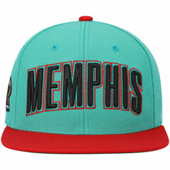 Memphis Grizzlies Hardwood Classics Snapback Hat Teal - NBA