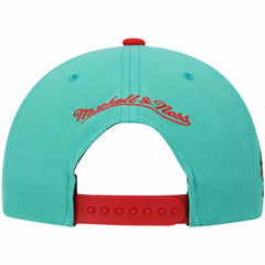 Memphis Grizzlies Hardwood Classics Snapback Hat Teal - NBA