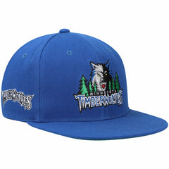Minnesota Timberwolves Hardwood Classics Snapback Hat Blue - NBA
