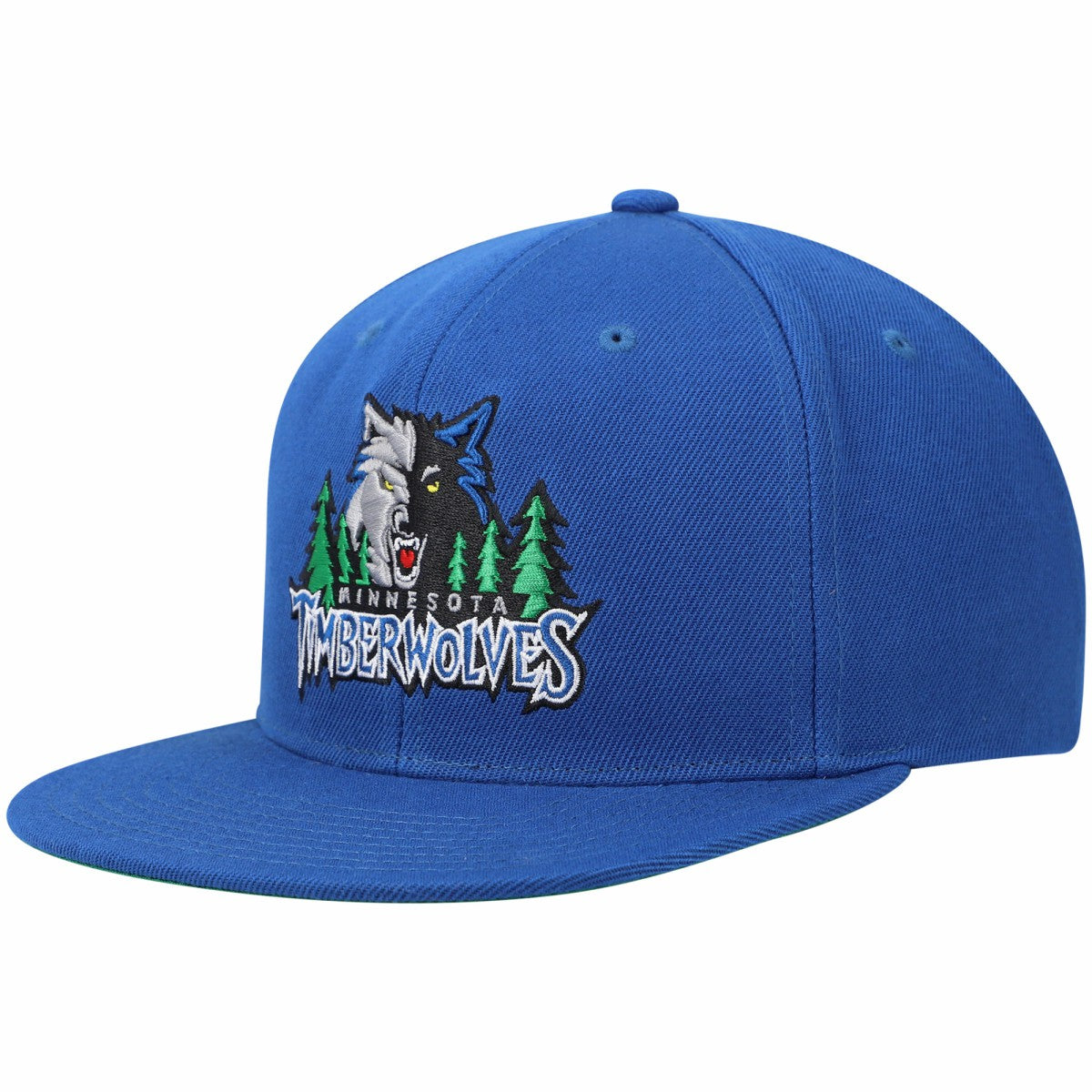 Minnesota Timberwolves Hardwood Classics Snapback Hat Blue - NBA