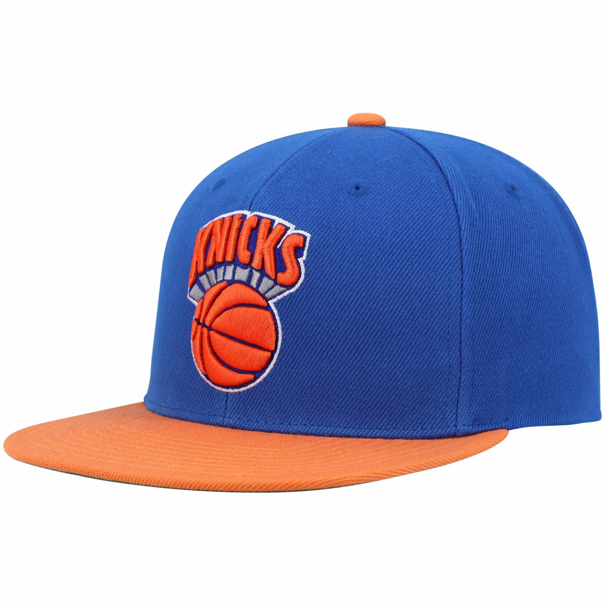 New York Knicks Hardwood Classics Snapback Hat Blue/Orange - NBA