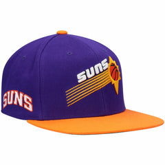 Phoenix Suns Hardwood Classics Snapback Hat Purple/Orange - NBA