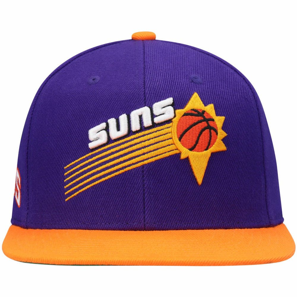 Phoenix Suns Hardwood Classics Snapback Hat Purple/Orange - NBA