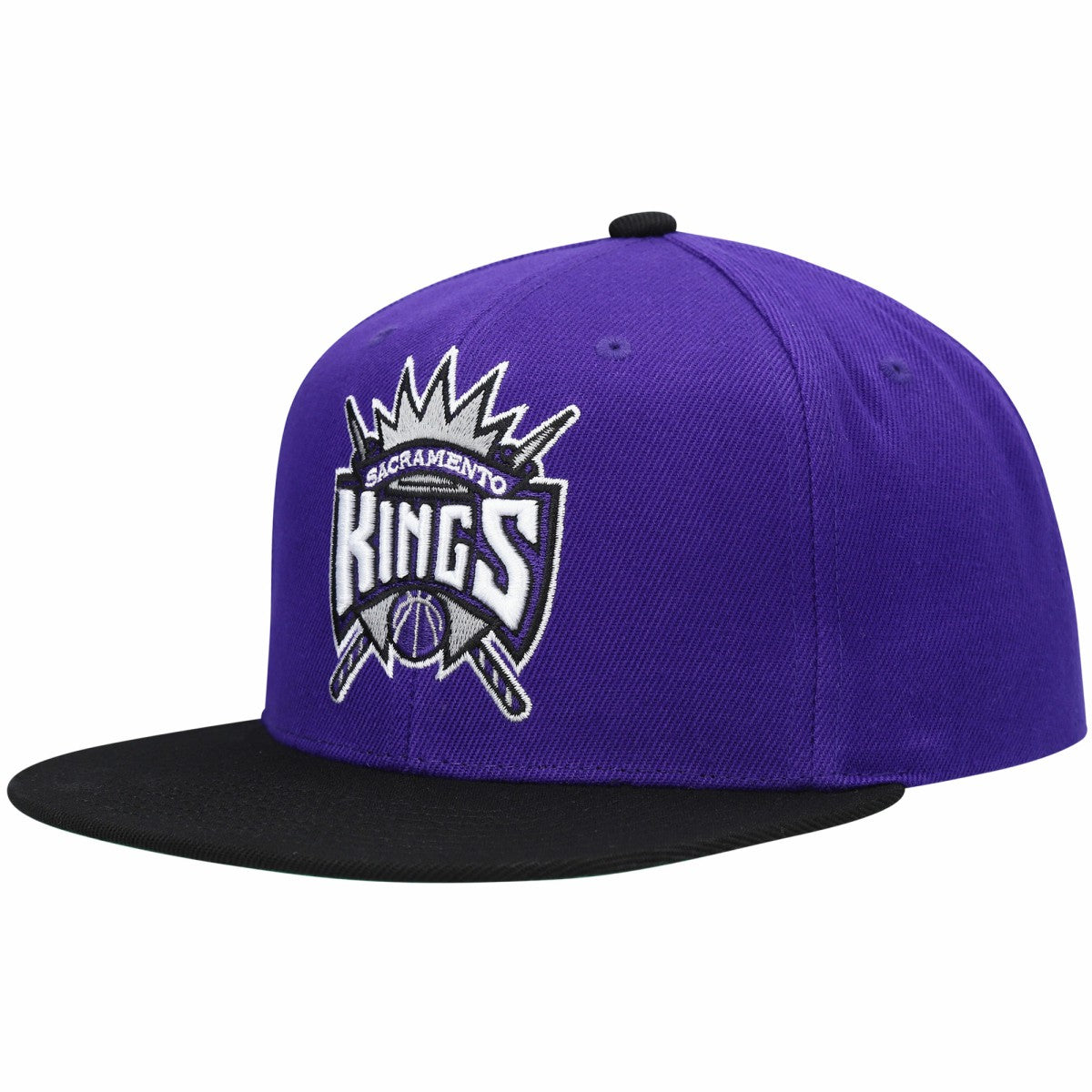 Sacramento Kings Hardwood Classics Snapback Hat Purple/Black - NBA