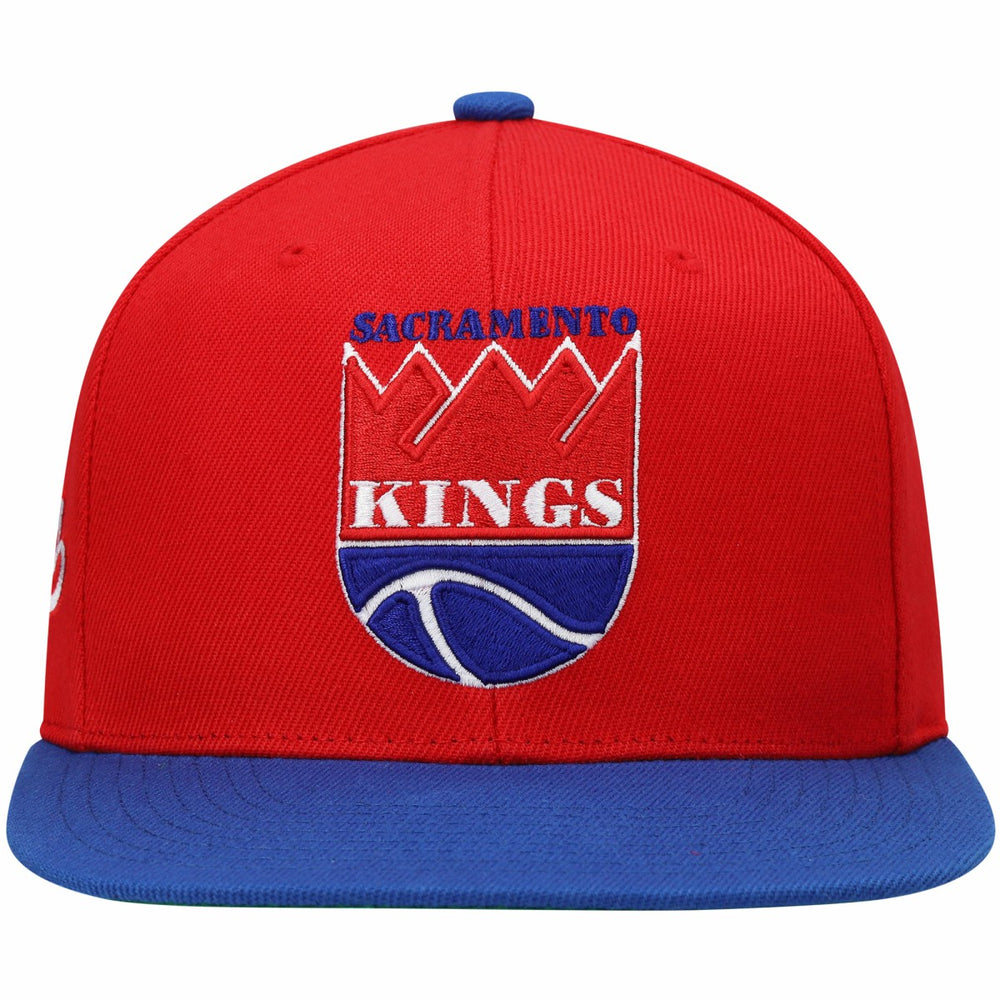 Sacramento Kings Hardwood Classics Snapback Hat Red/Royal - NBA