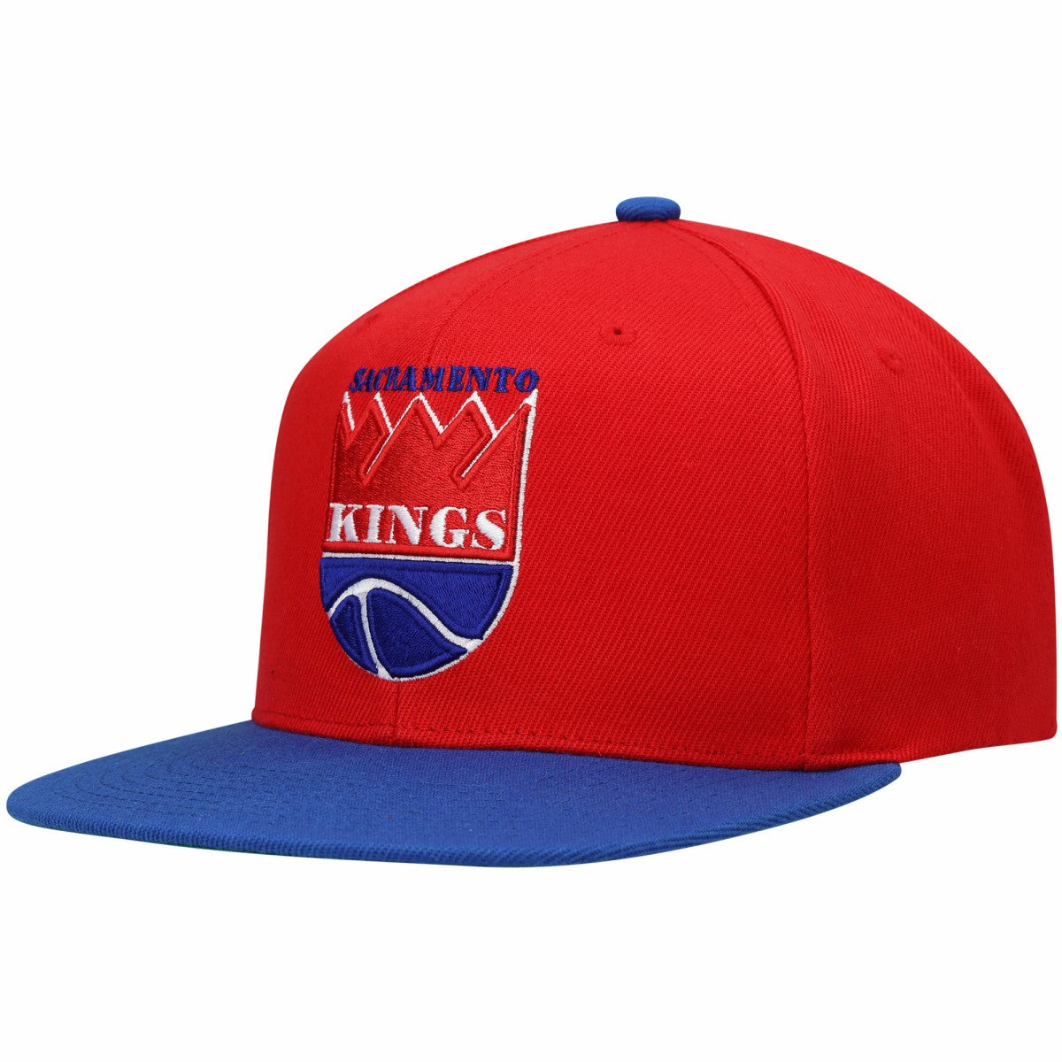 Sacramento Kings Hardwood Classics Snapback Hat Red/Royal - NBA