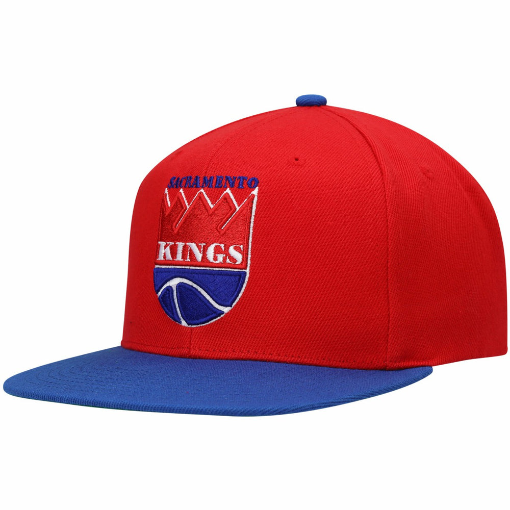 Sacramento Kings Hardwood Classics Snapback Hat Red/Royal - NBA