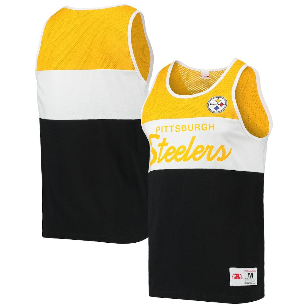 Pittsburgh Steelers Team Tank Top Black | Mitchell & Ness