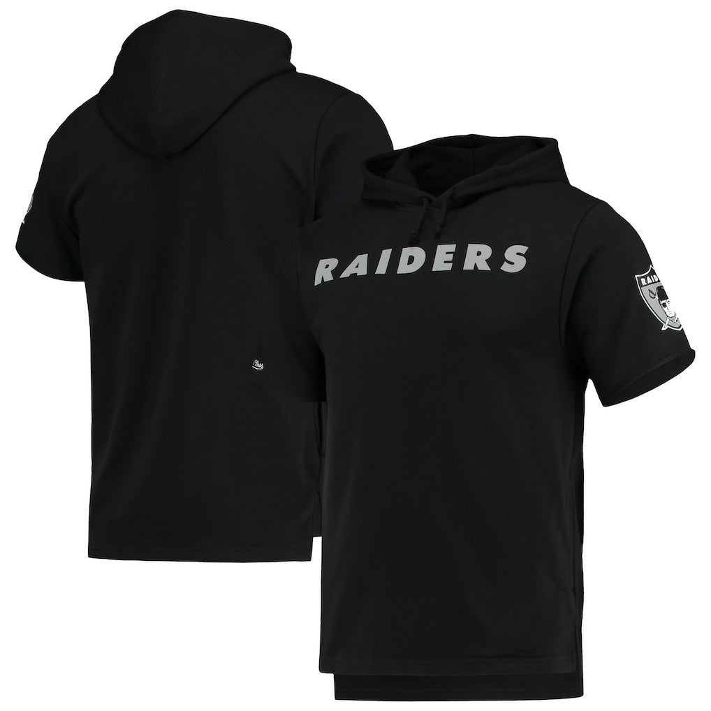 Las Vegas Raiders Game Day Hoodie T-Shirt Black | Mitchell & Ness