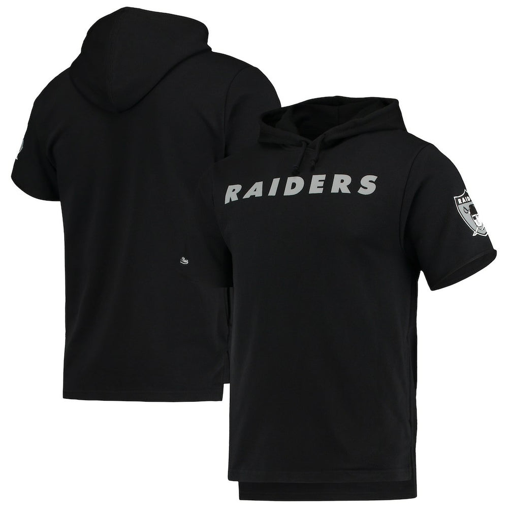Las Vegas Raiders Game Day Hoodie T-Shirt Black | Mitchell & Ness