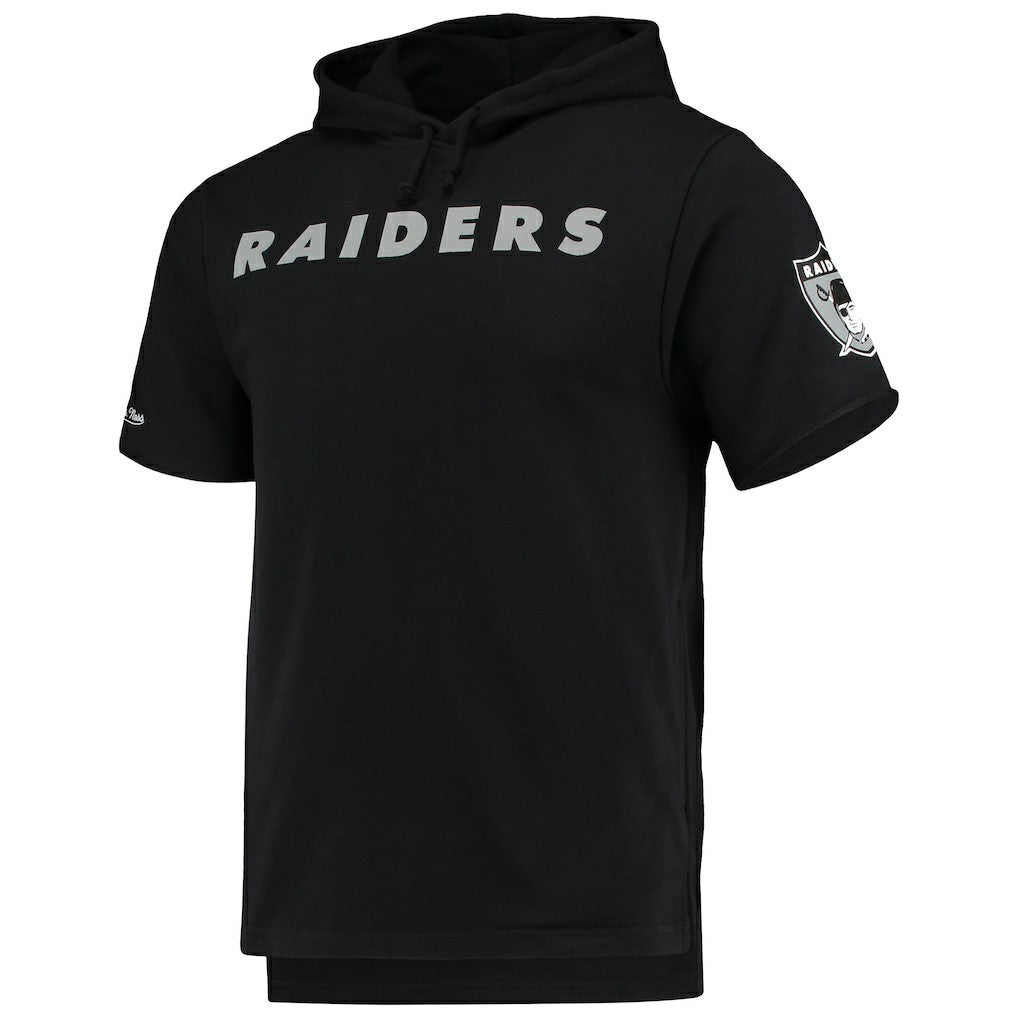 Las Vegas Raiders Game Day Hoodie T-Shirt Black | Mitchell & Ness