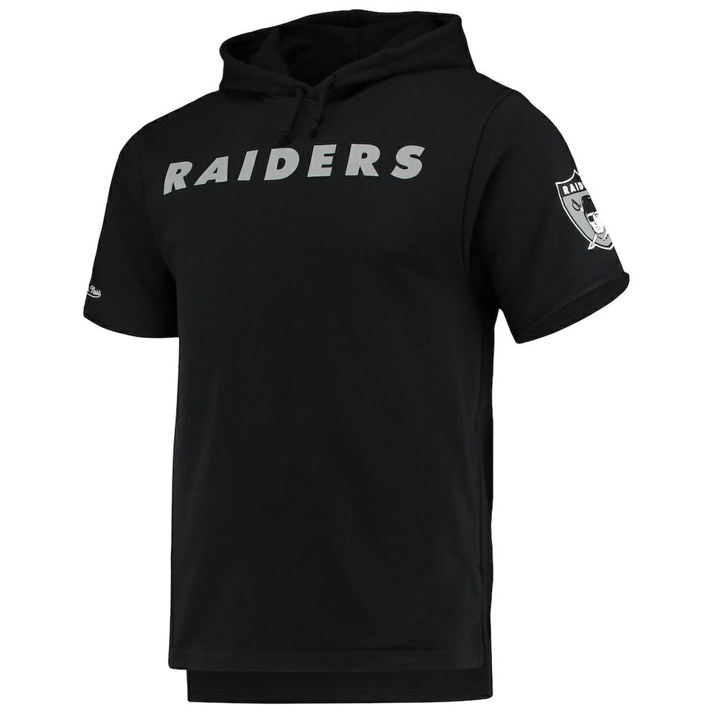 Las Vegas Raiders Game Day Hoodie T-Shirt Black | Mitchell & Ness