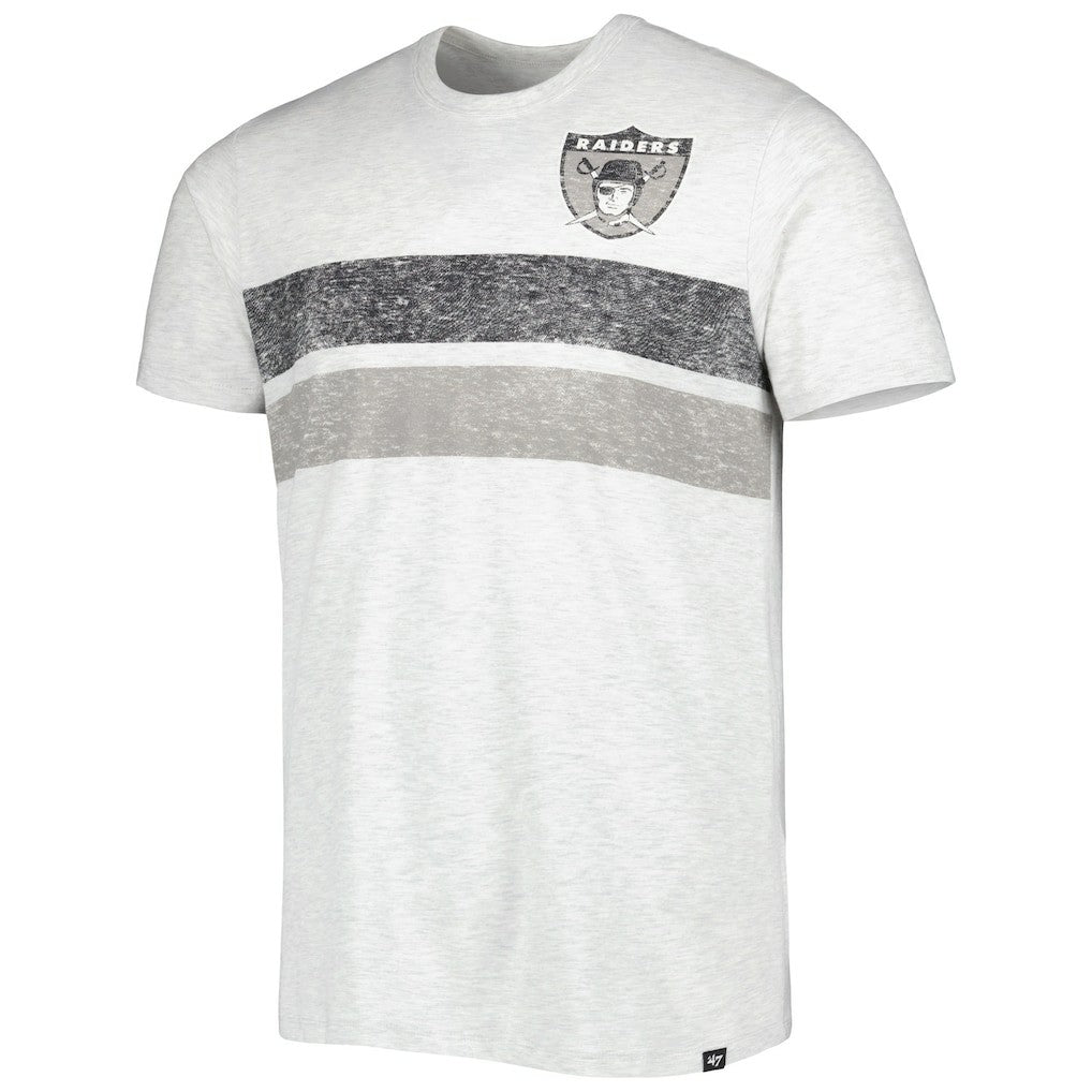 Las Vegas Raiders '47 Franklin Bars Bond T-Shirt Heathered Gray | 47 brand