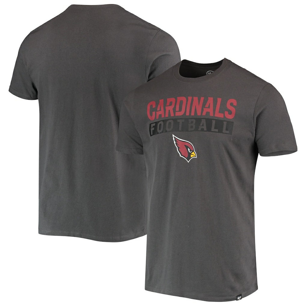 Arizona Cardinals '47 Dark Ops Super Rival T-Shirt Charcoal | 47 brand