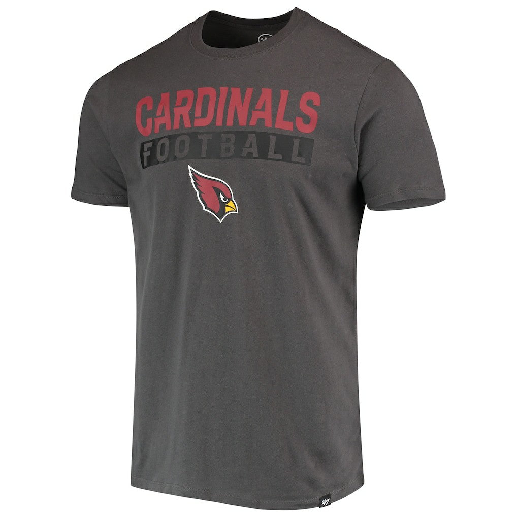 Arizona Cardinals '47 Dark Ops Super Rival T-Shirt Charcoal | 47 brand