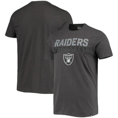 Las Vegas Raiders '47 Dark Ops Super Rival T-Shirt Charcoal | 47 brand