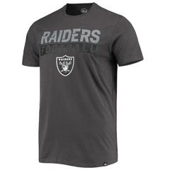 Las Vegas Raiders '47 Dark Ops Super Rival T-Shirt Charcoal | 47 brand