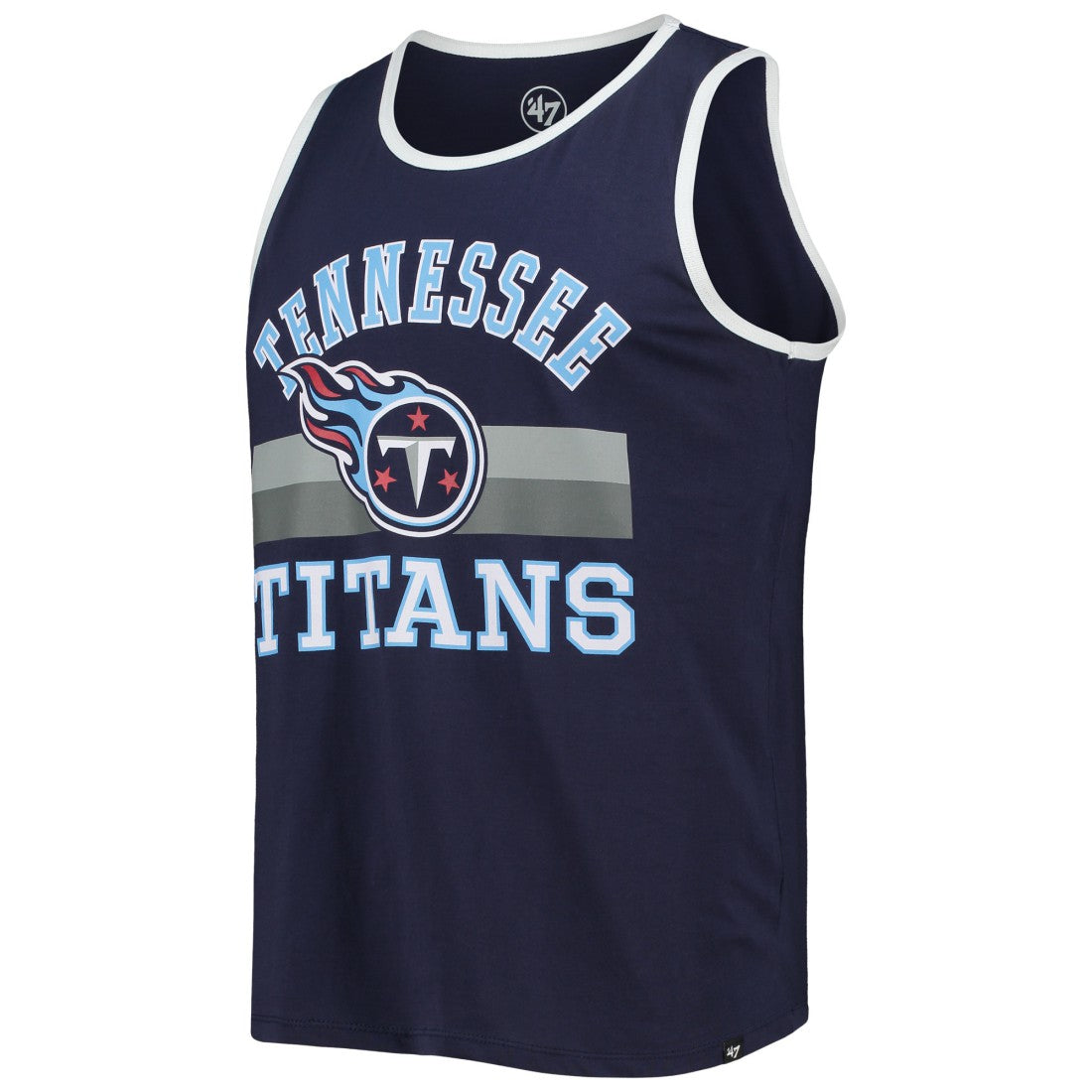 Tennessee Titans '47 Edge Super Rival Tank Top Navy | 47 brand