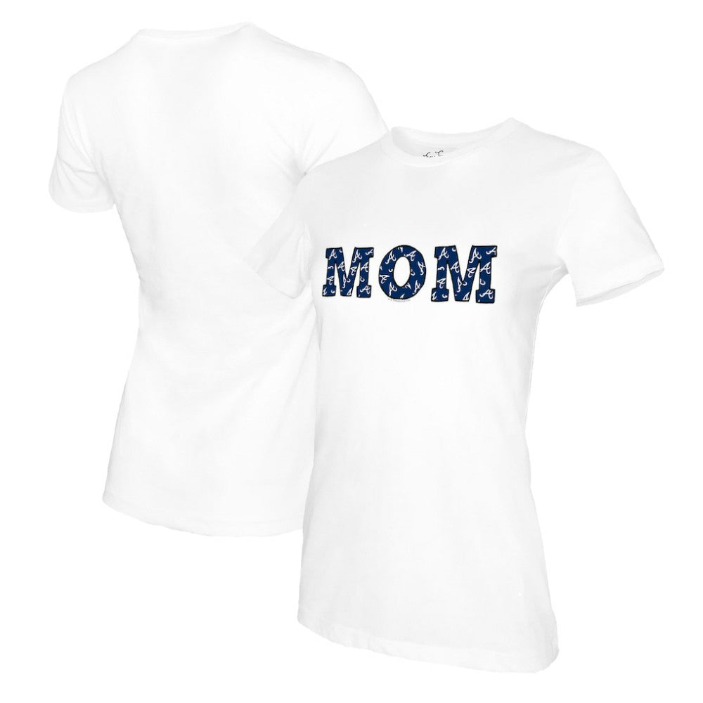 Atlanta Braves Tiny Turnip Women's Mom T-Shirt - MLB