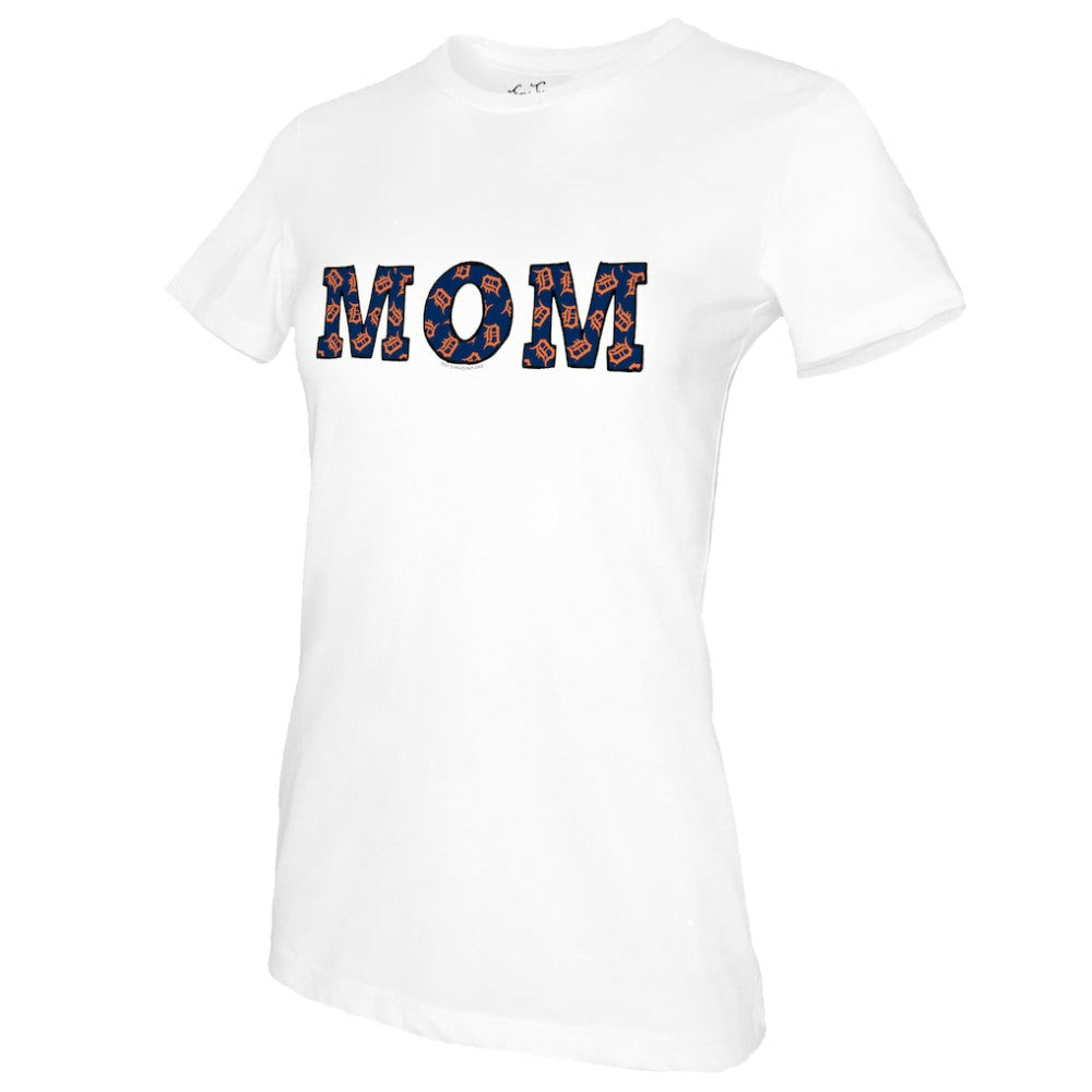 Detroit Tigers Tiny Turnip Women's Mom T-Shirt - MLB