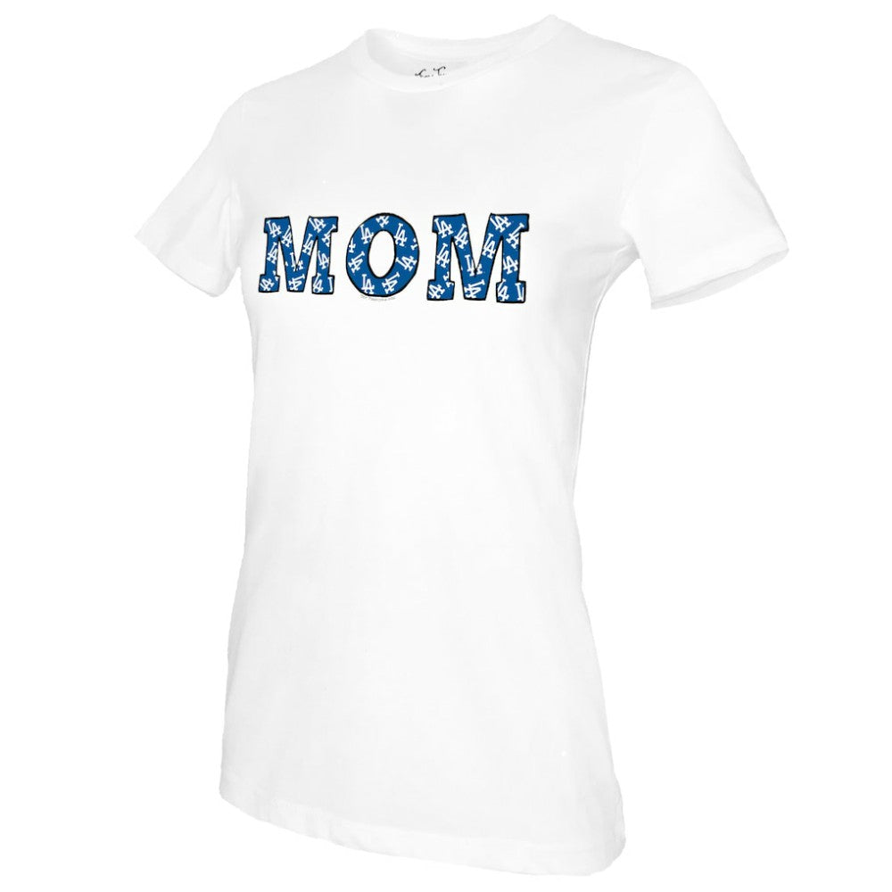 Los Angeles Dodgers Tiny Turnip Women's Mom T-Shirt - MLB