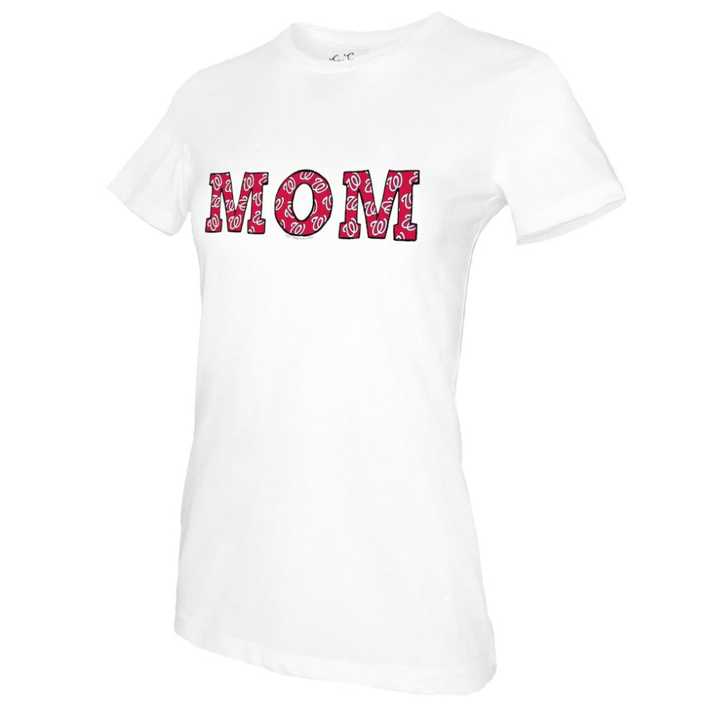 Washington Nationals Tiny Turnip Women's Mom T-Shirt - MLB