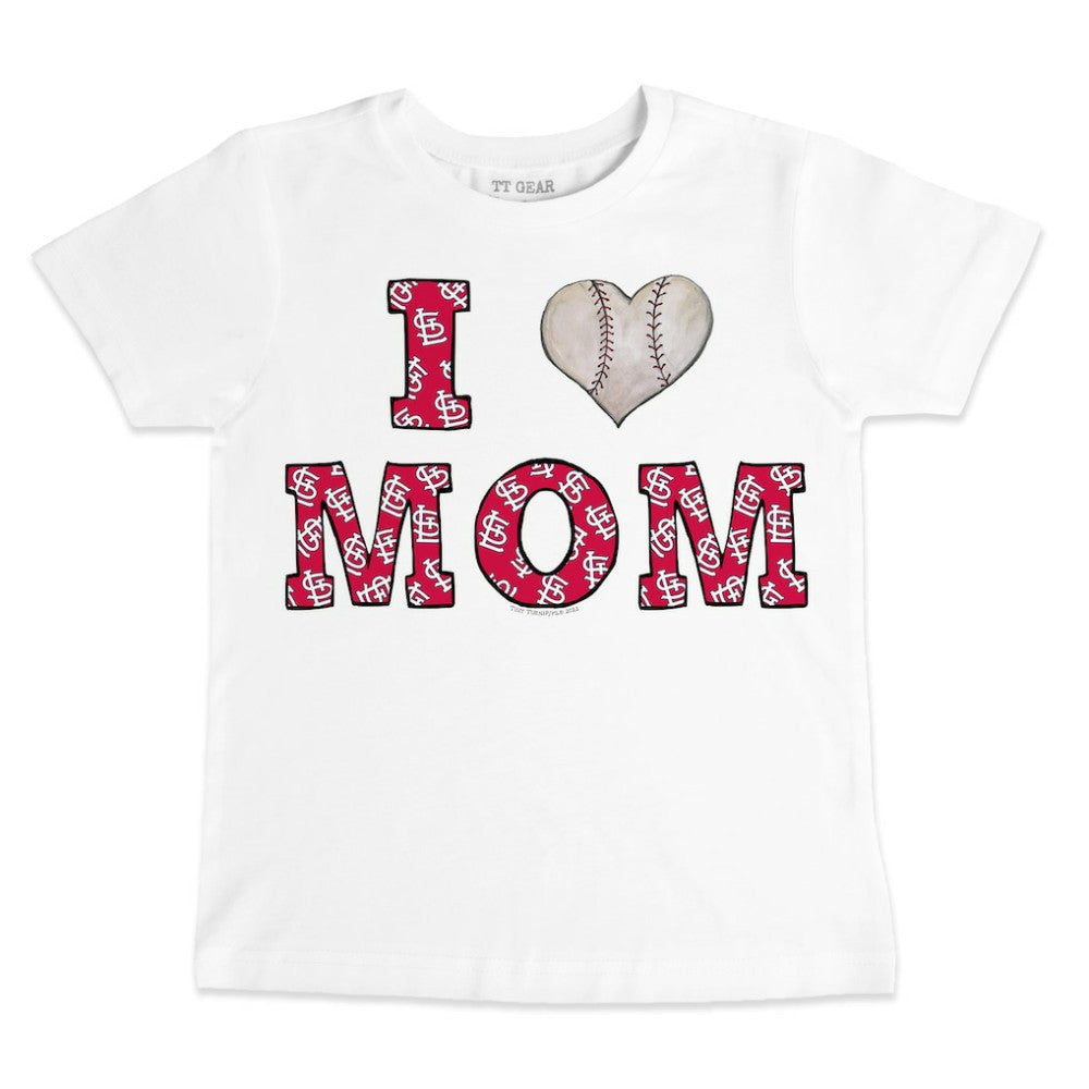 St. Louis Cardinals Tiny Turnip Youth Heart Mom T-Shirt - MLB