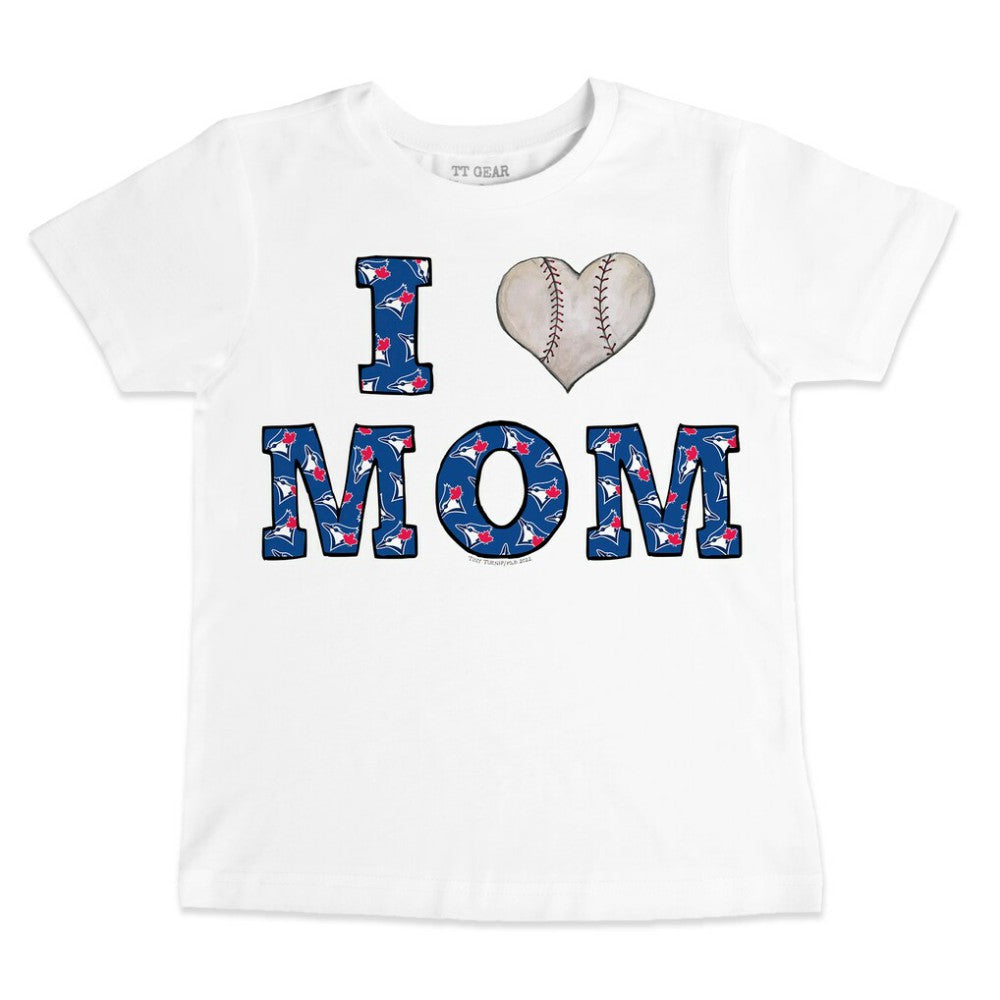 Toronto Blue Jays Tiny Turnip Youth Heart Mom T-Shirt - MLB