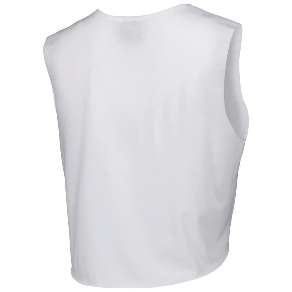 Arizona Cardinals Cuce Women's Sequin Cropped Tank Top White | NFL
