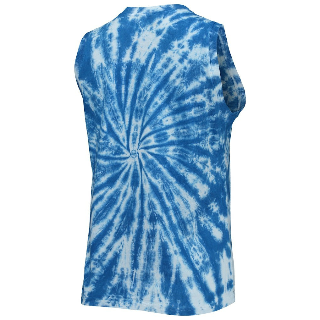 Dallas Cowboys Lauren James Women's Tie-Dye Jersey Boxy Tank Top Royal | NFL