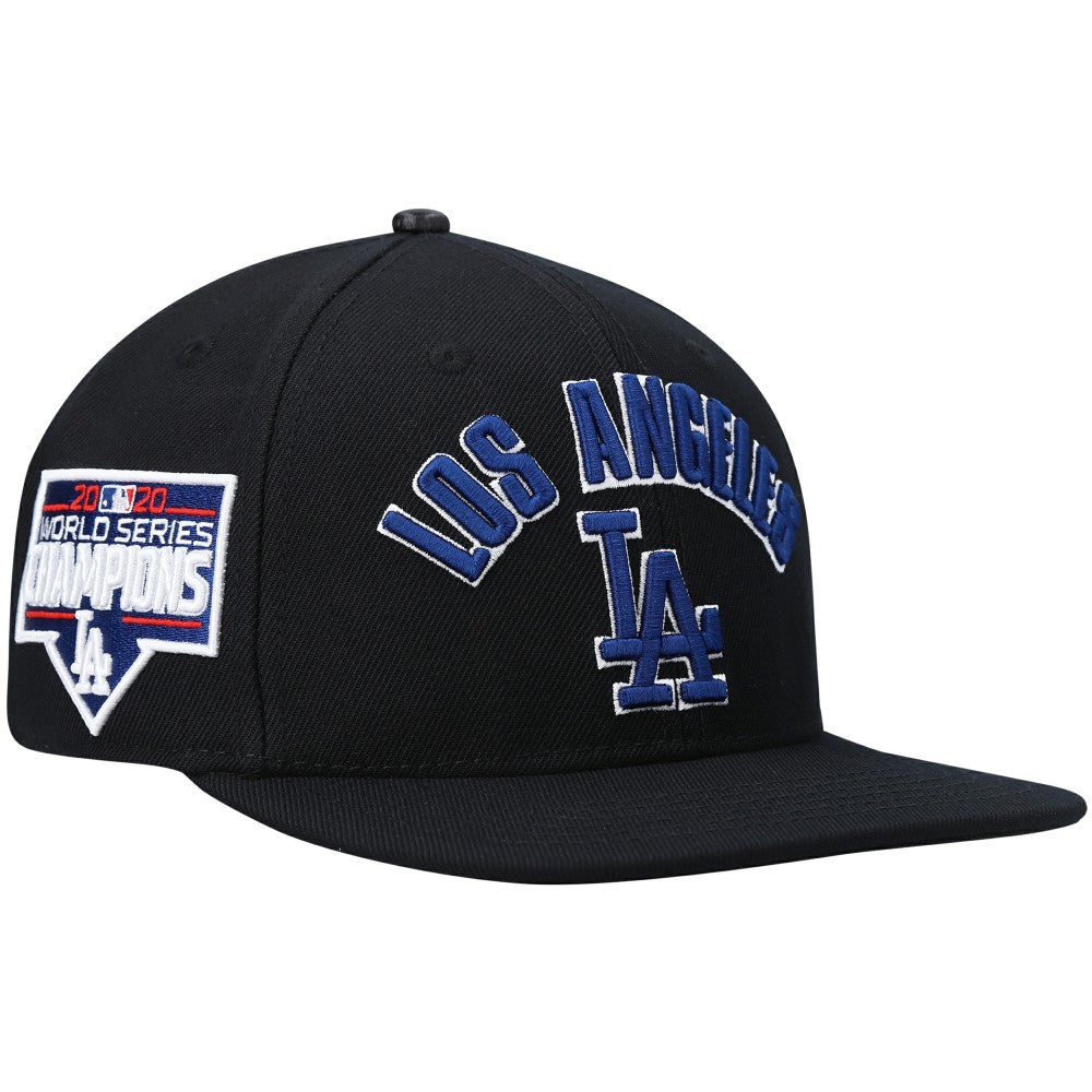 Los Angeles Dodgers Pro Standard Stacked Logo Snapback Hat - MLB