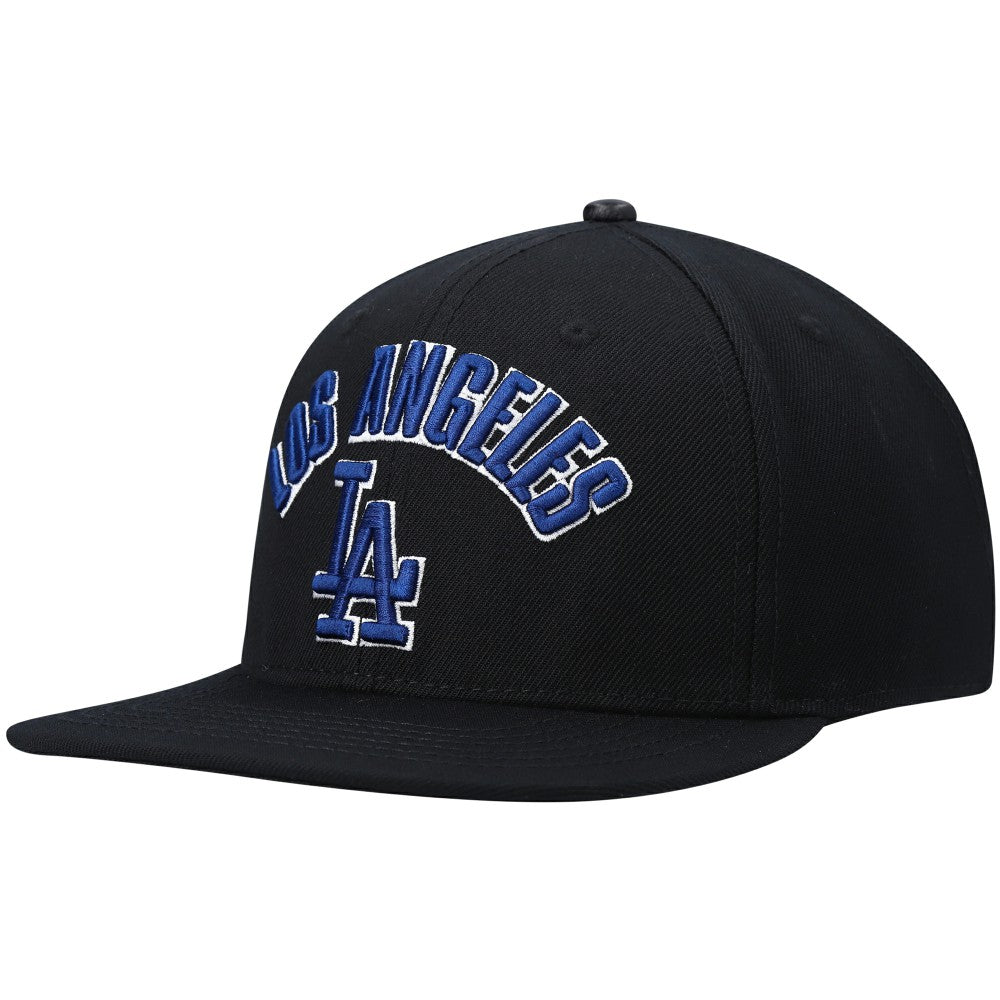 Los Angeles Dodgers Pro Standard Stacked Logo Snapback Hat - MLB