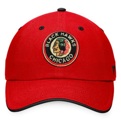 Chicago Blackhawks Fanatics Original Six Adjustable Hat - Red - NHL