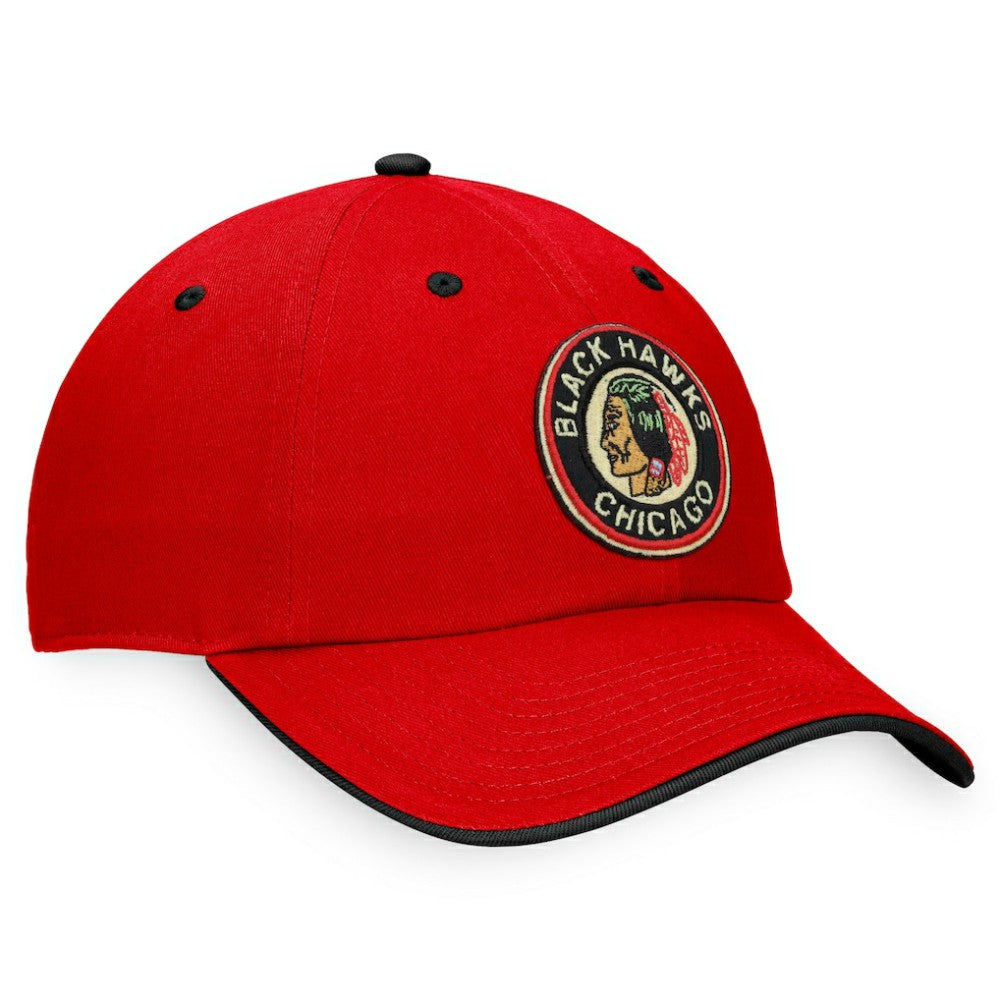 Chicago Blackhawks Fanatics Original Six Adjustable Hat - Red - NHL