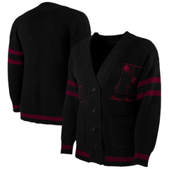 Miami Heat NBA x Keiser Clark No Caller ID Button-Up Cardigan Black/Red - NBA