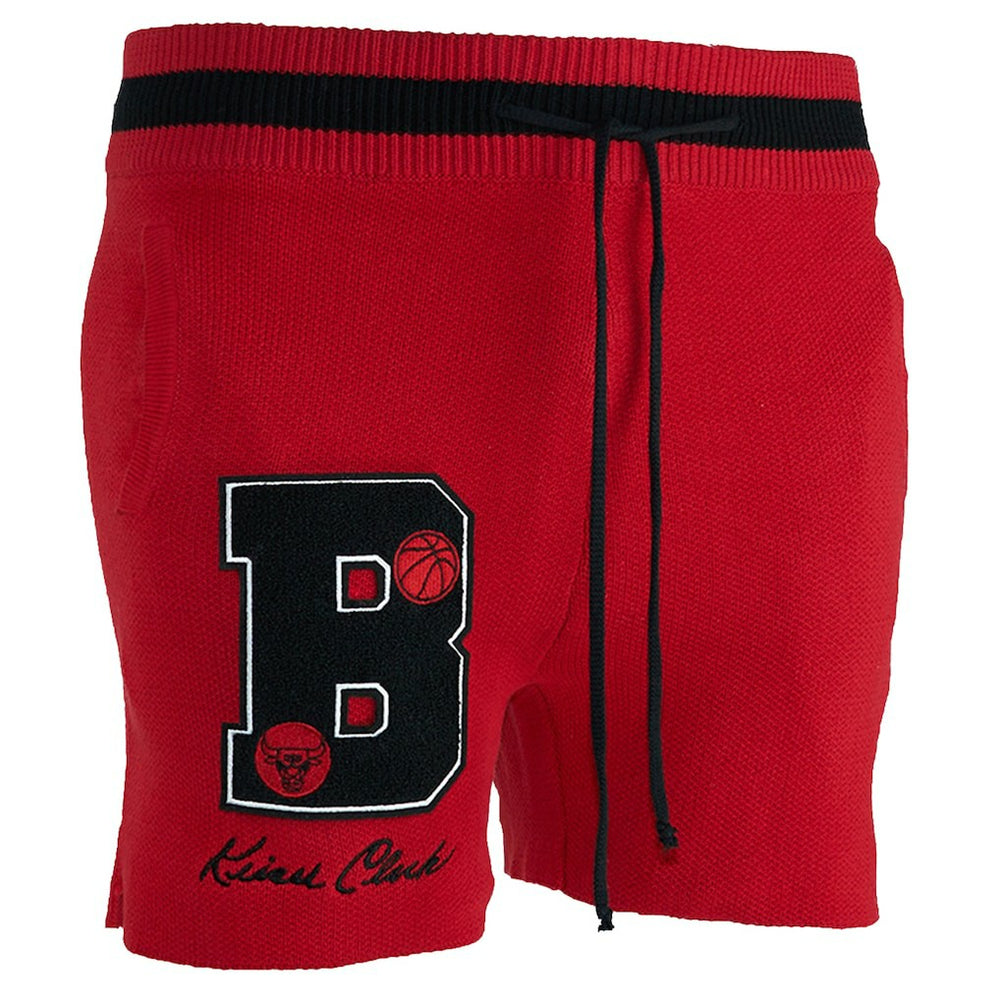 Chicago Bulls NBA x Keiser Clark No Caller ID Knit Shorts Red/Black - NBA