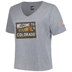 Colorado Rockies New Era Women's City Connect Plus Size V-Neck T-Shirt - MLB