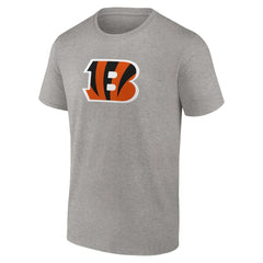 Cincinnati Bengals Primary Logo T-Shirt Heather Gray | Fanatics