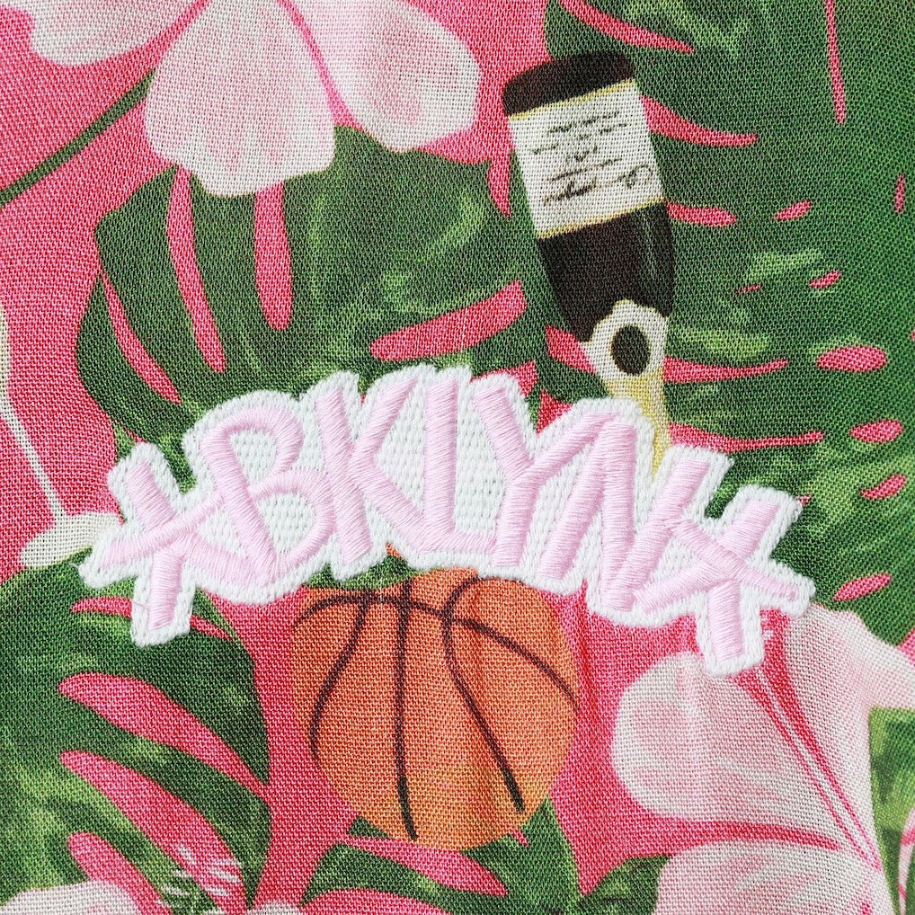 Brooklyn Nets Lusso Women's Finley-Frankie Party Top & Shorts Set Pink - NBA