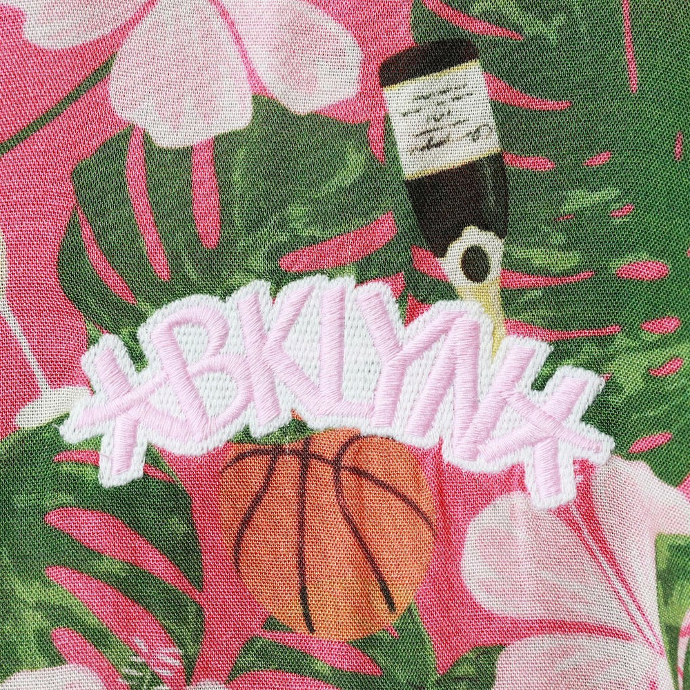 Brooklyn Nets Lusso Women's Finley-Frankie Party Top & Shorts Set Pink - NBA